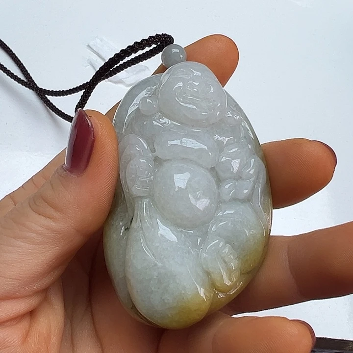 翡翠未镶嵌吊坠(不含链)深***吹