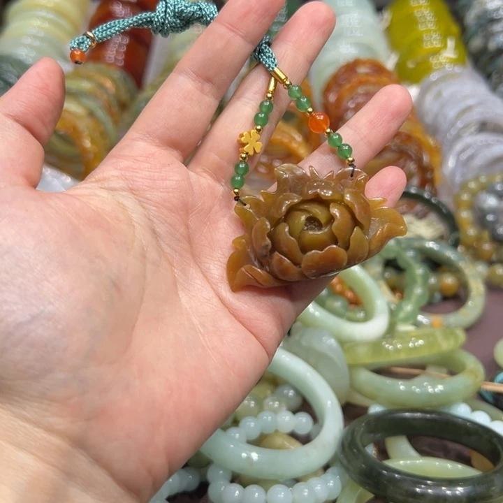 蛇纹石玉未镶嵌手链