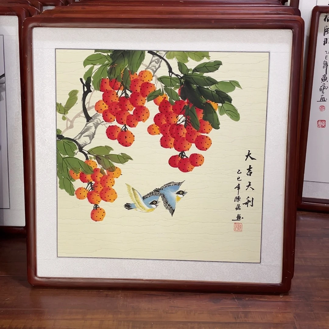 国画带框尺寸63*63厘米