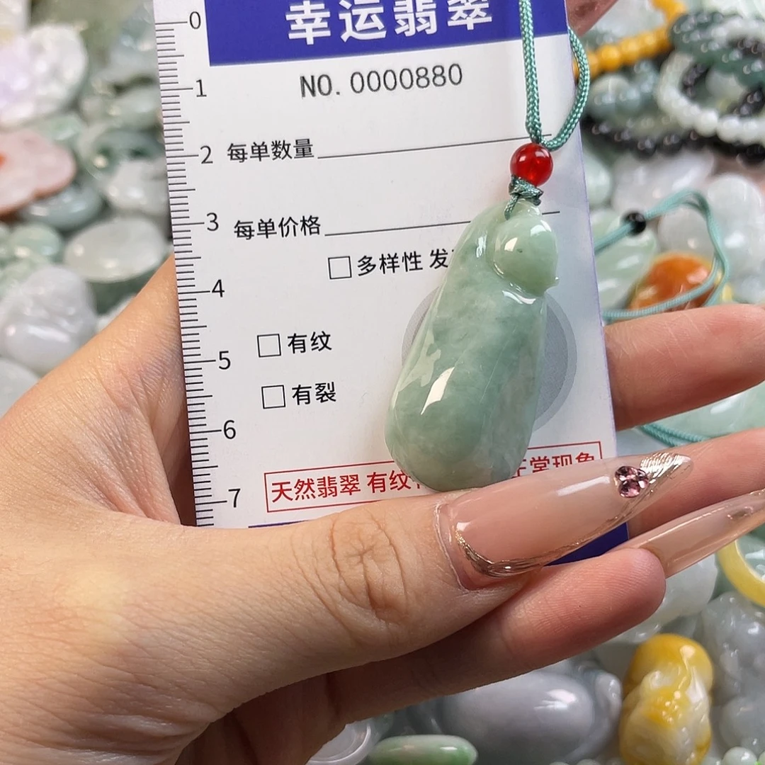 翡翠未镶嵌颈饰Hhhh