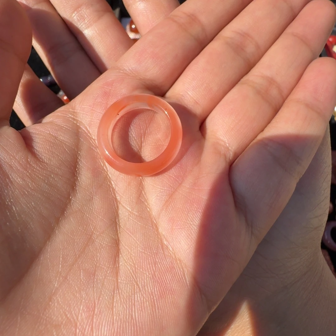 南红玛瑙合金戒圈