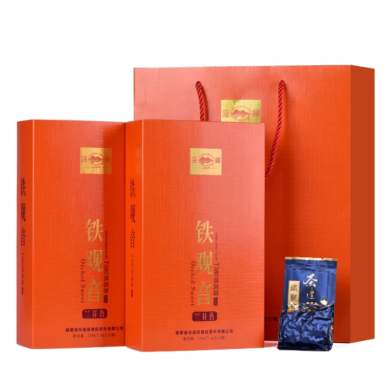 蓝翼2025新茶春茶安溪铁观音茶叶小包装浓香型兰花香送礼厂家批发