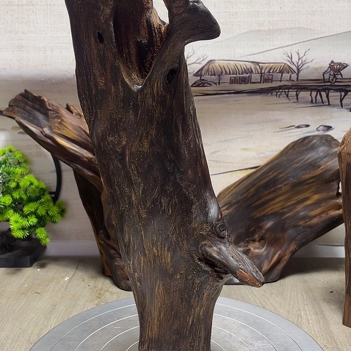 用***0木直播间木质摆件