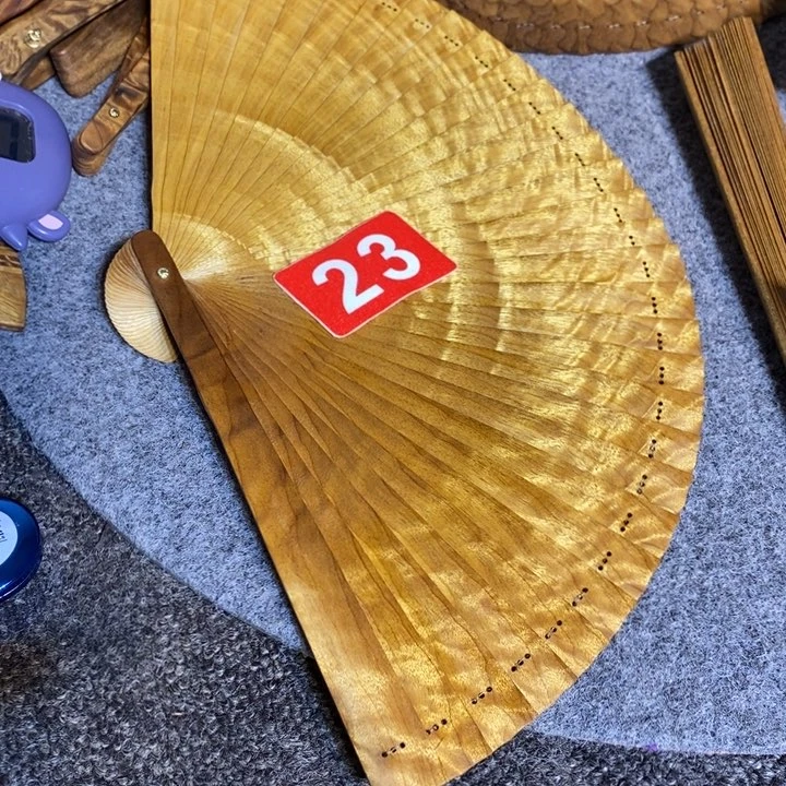 金丝楠杨*卿金丝楠木扇子