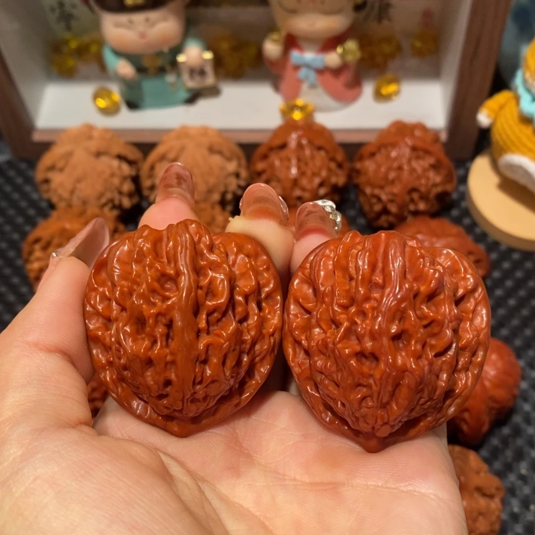 桃核吊坠40玉化霞云岭，0746