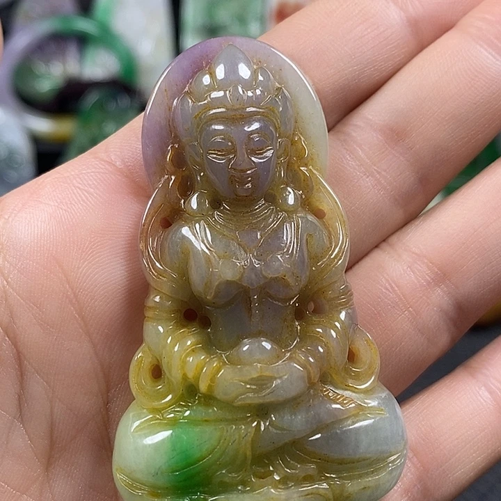 紫金钵盂菩提吊坠