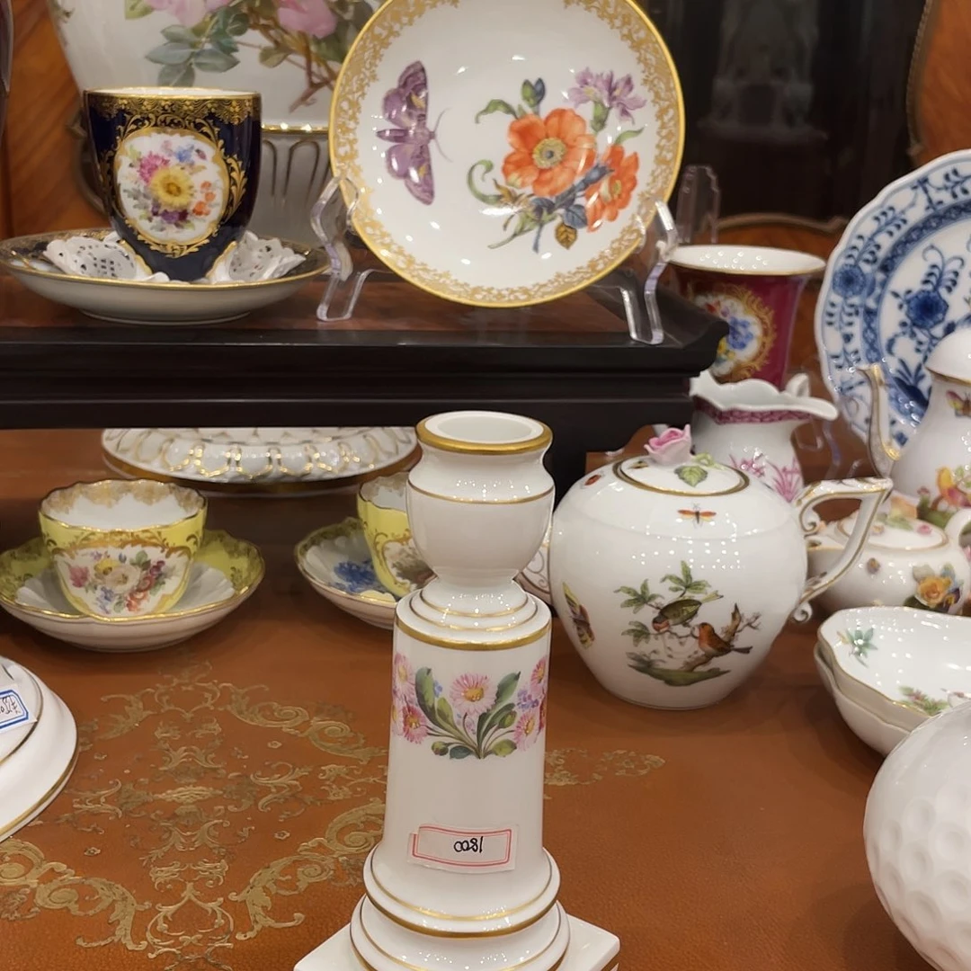 摆件中古一等烛台