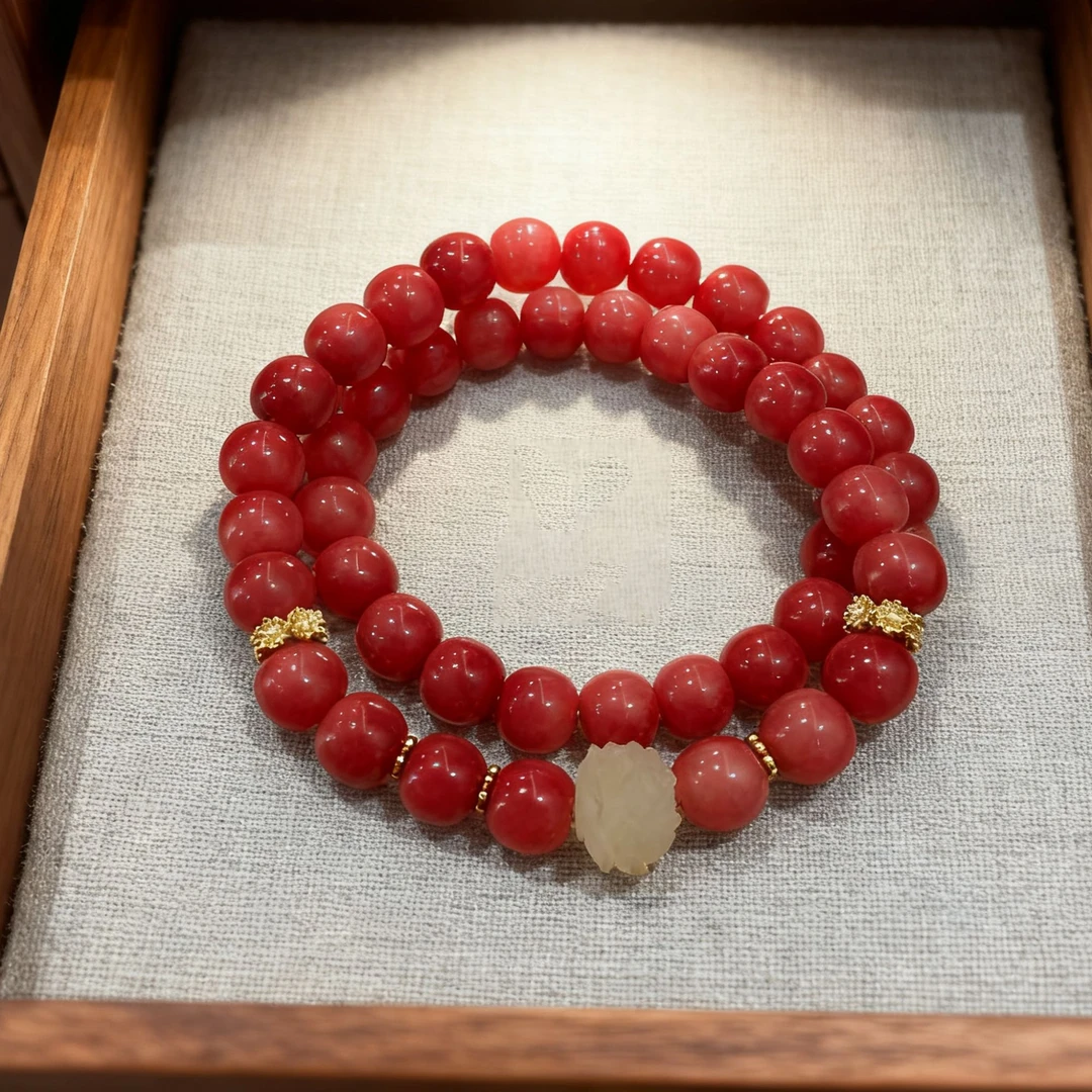 粉菩提双圈（无礼盒）@@SP238