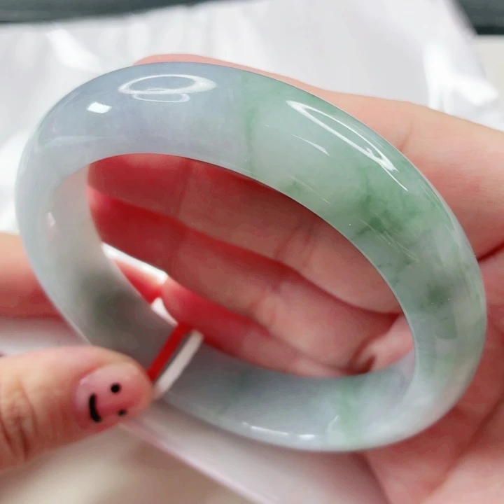 翡翠未镶嵌手镯60.2 天然缅甸翡翠a货