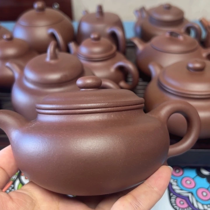 茶壶紫砂宜兴紫砂壶半手工