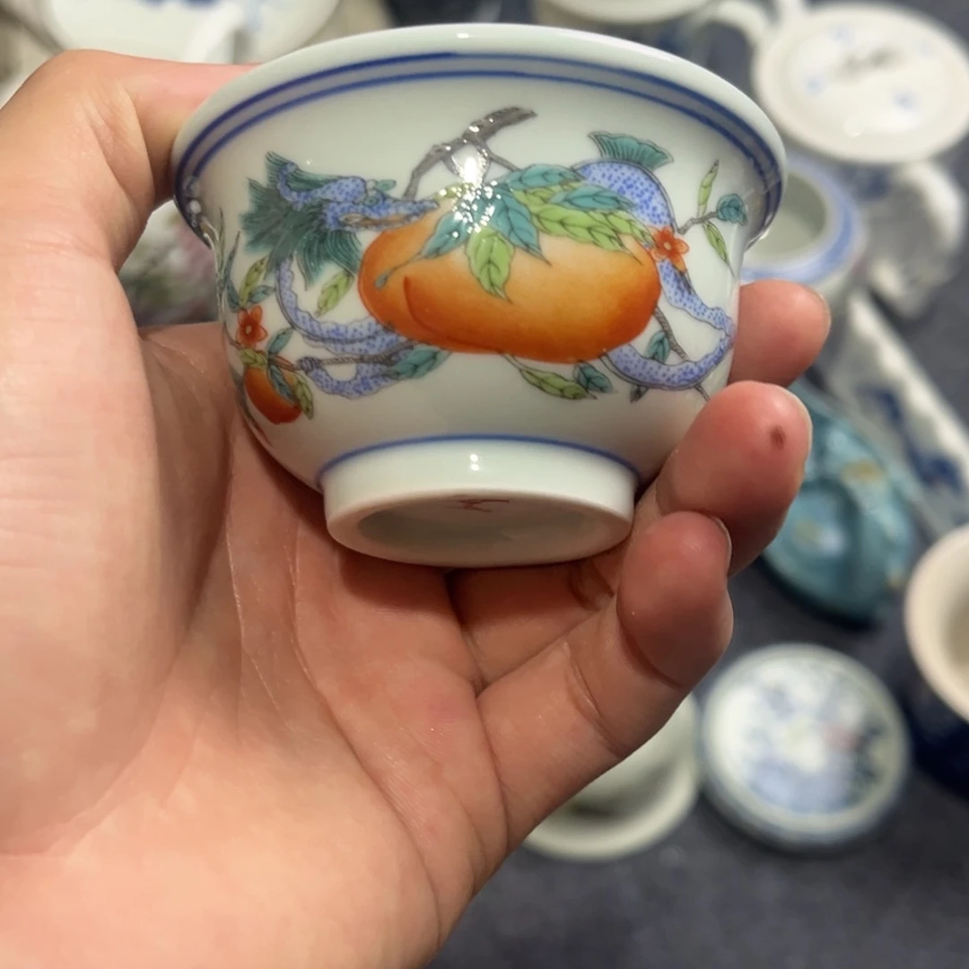 摆件景德镇陶瓷杯子