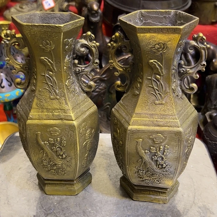 黄铜摆件，文房工艺品摆件