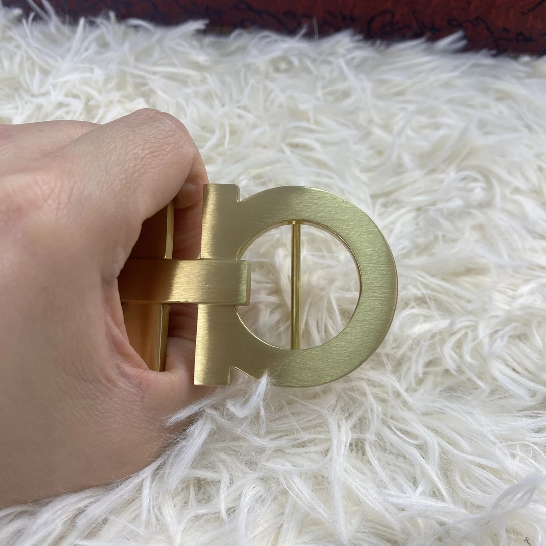 光面88发发款平滑扣4.0扣头黄铜皮带扣头