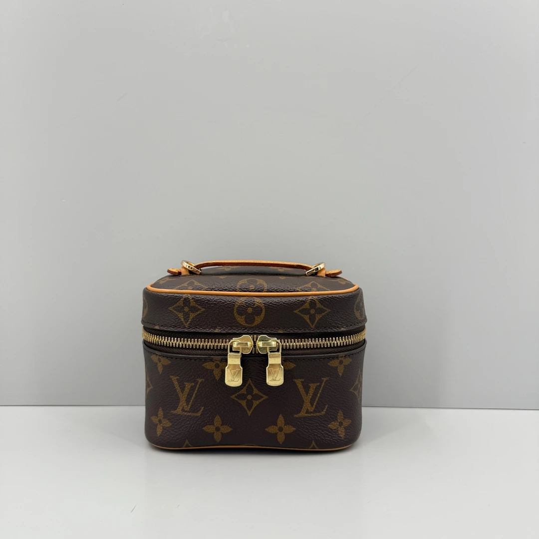 95新 LouisVuitton/路易威登 优选/NiceNano老花化妆盒芯片款