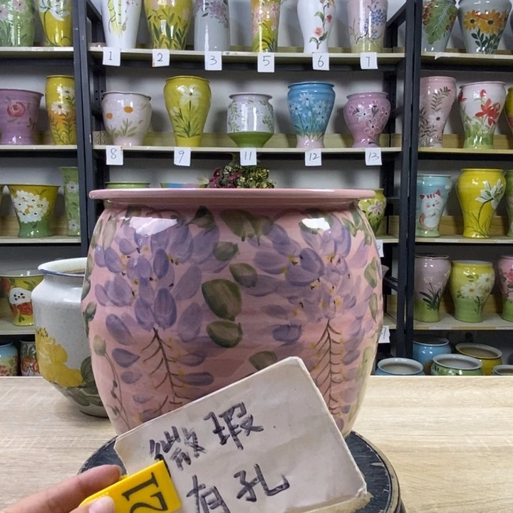 景德镇高温陶瓷花盆