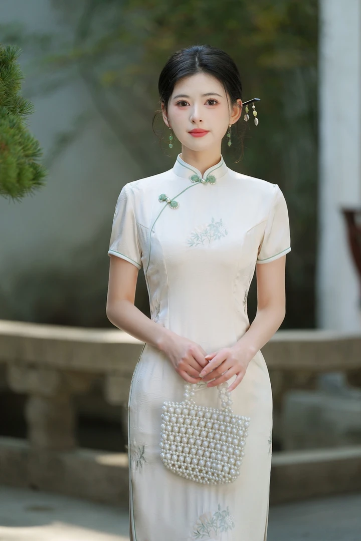 376 年轻款重工刺绣花扣|诗意|旗袍
