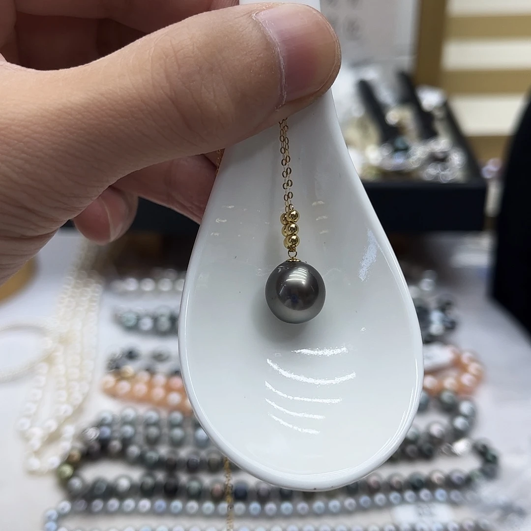 海水珍珠18K金镶嵌颈饰