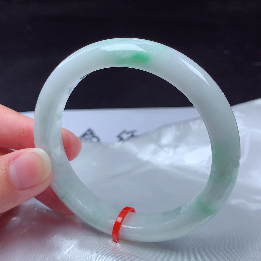 翡翠未镶嵌手镯58圈xd59