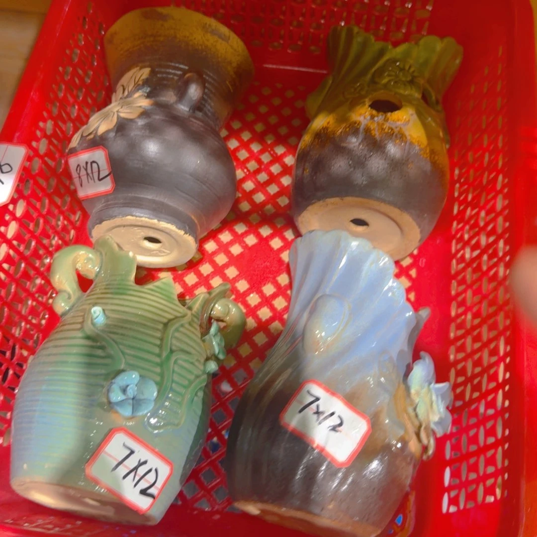 紫砂花盆粗陶粗陶