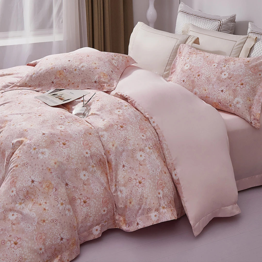 安哥【天丝四件套 】言梦：正宗金太阳玉精天丝轻奢数码印花 JLA-ZD