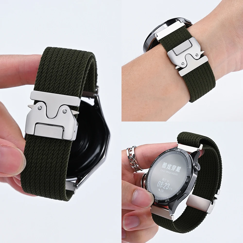 【降落伞卡扣】适用华为gt6表带watch gt5编织华为手表gt4腕带3pro