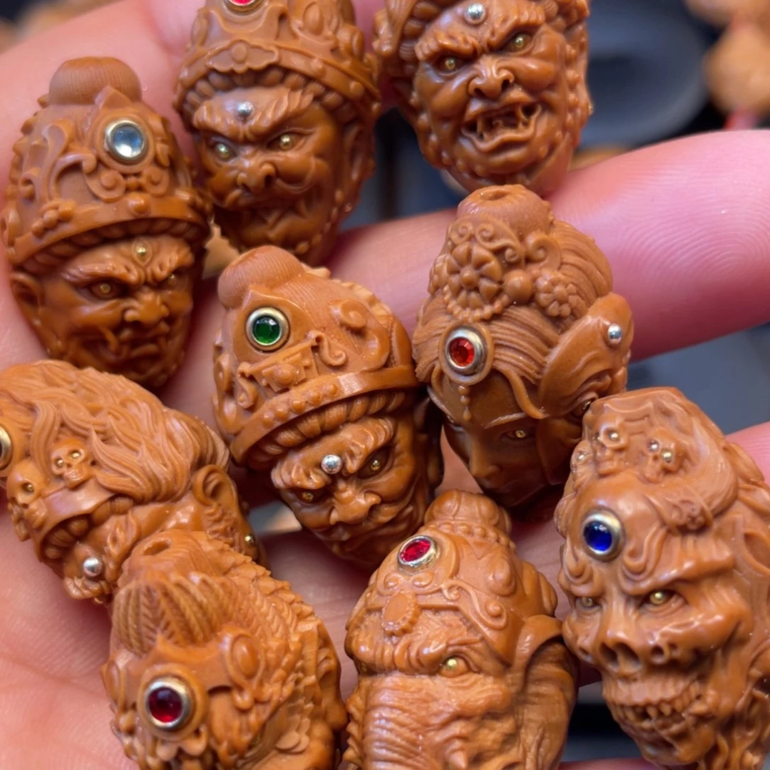 手串/手链橄榄核八宝五色财神橄榄核手串