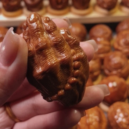 橄榄核其他淡**足佛手一个