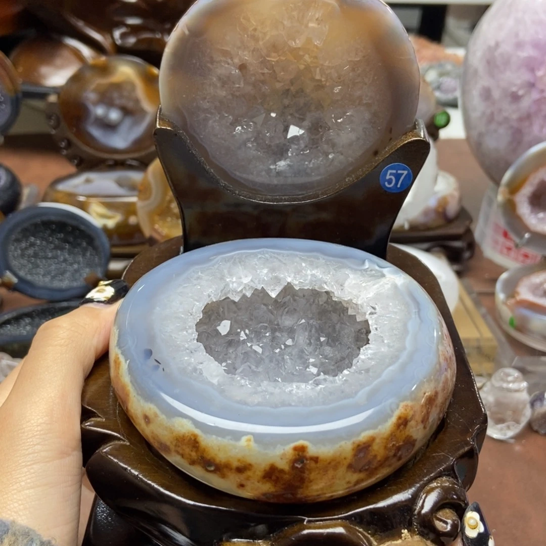 未镶嵌摆件紫晶水晶