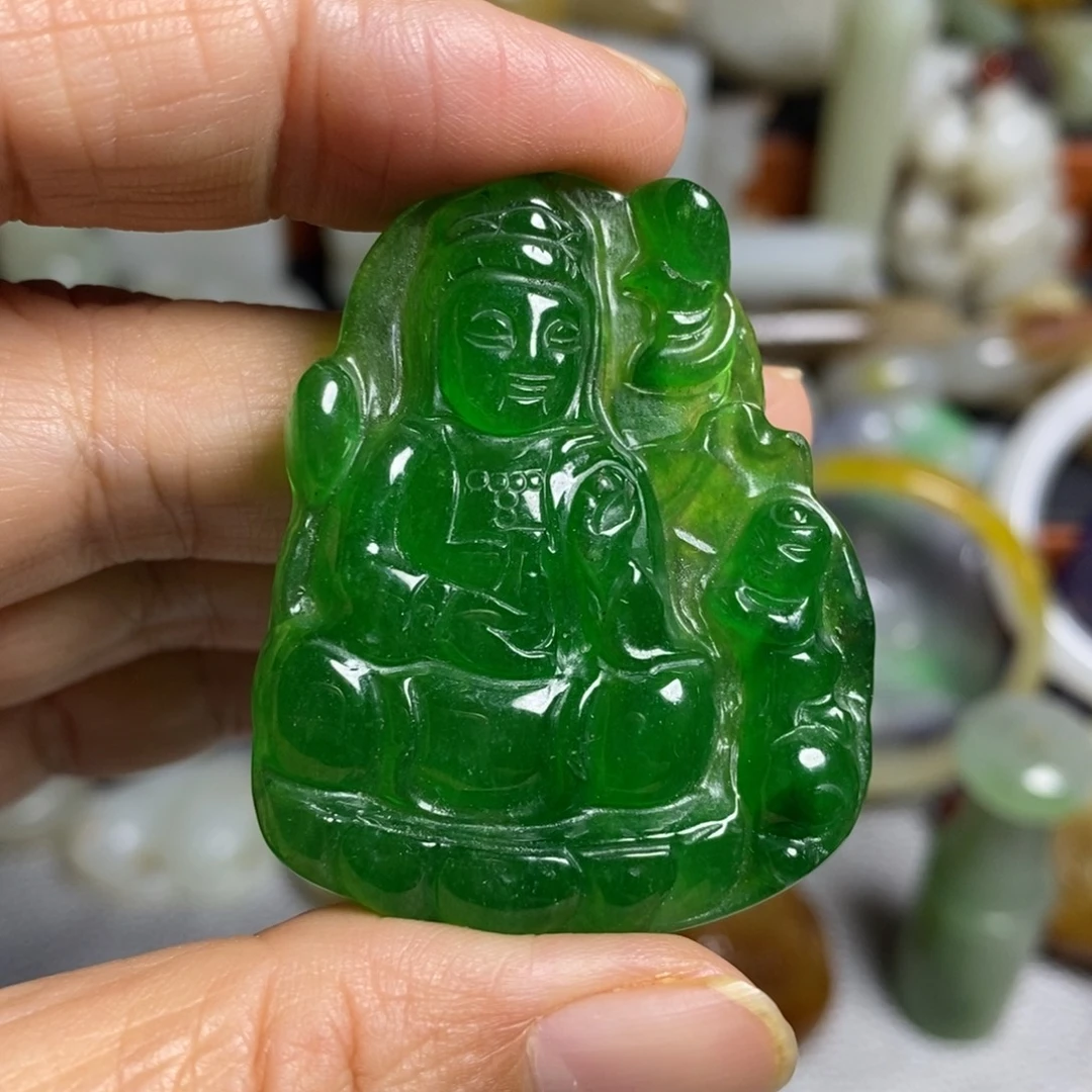 颈饰未镶嵌和田玉（糖玉）