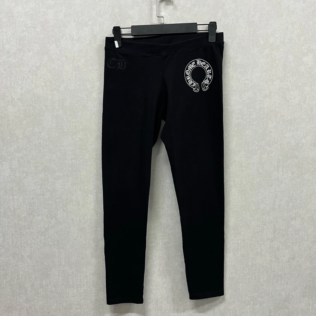 99新 Chrome Hearts/克罗心 克罗心 经典黑色马蹄符文打底运动裤