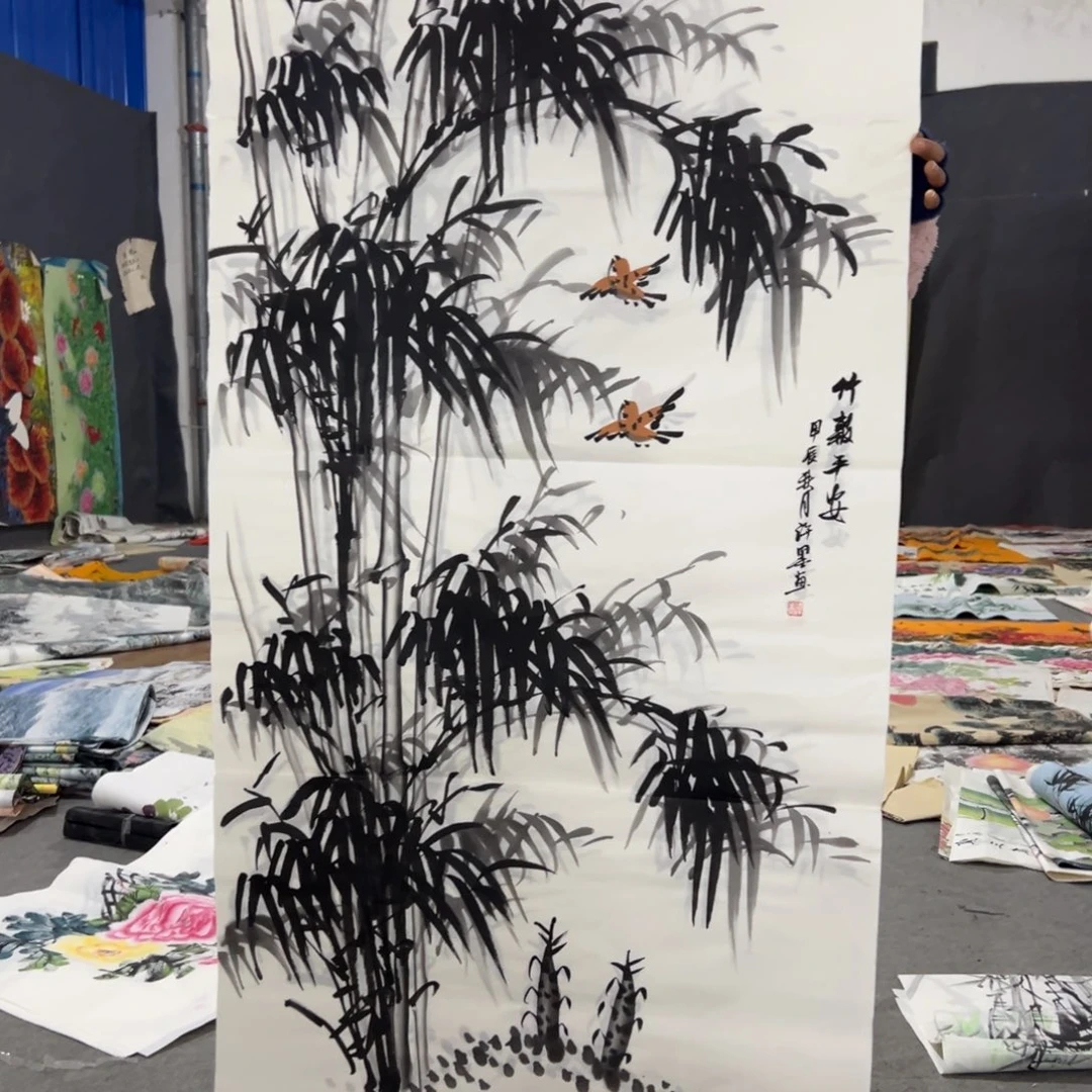 国画国画作品画心一张