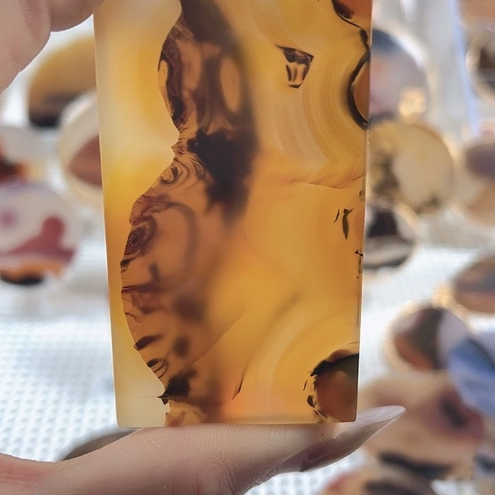 玛瑙/玉髓合金颈饰