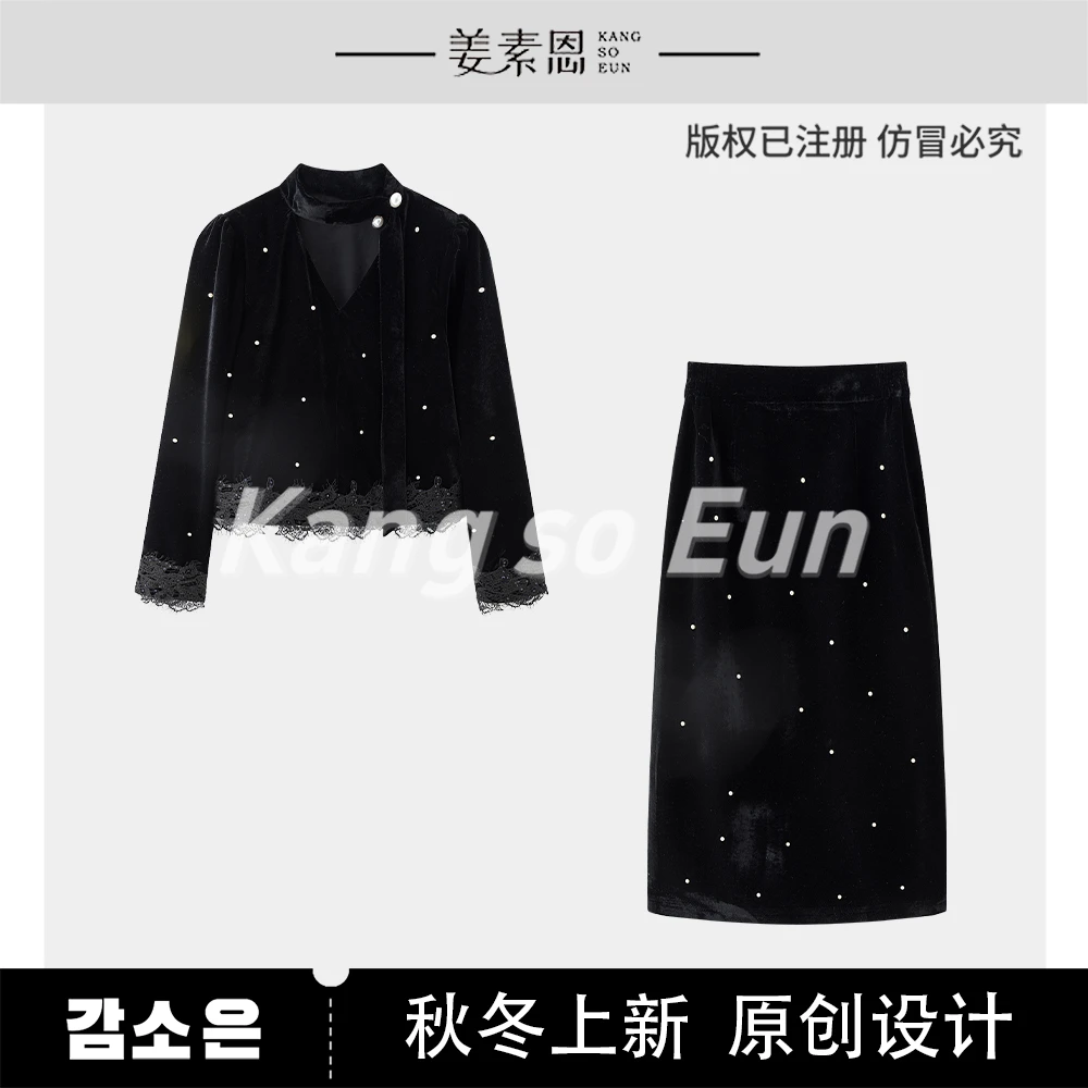 【小呆鸟专享】【漫芙】高品质时尚气质设计感休闲套装GY24DT071087