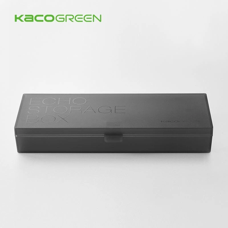 KACO ECHO多功能文具盒 磨砂材质简约学习办公文具收纳盒