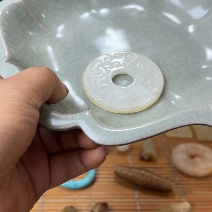 摆件道汝瓷全品摆件一个