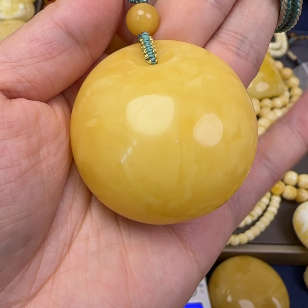 蜜蜡颈饰未镶嵌天然蜜蜡