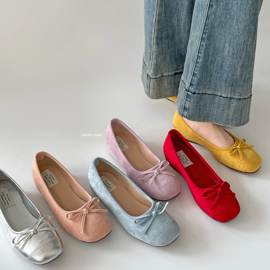 银色复古法式方头内增高浅口平底单鞋女秋2025新款配裙子玛丽珍鞋