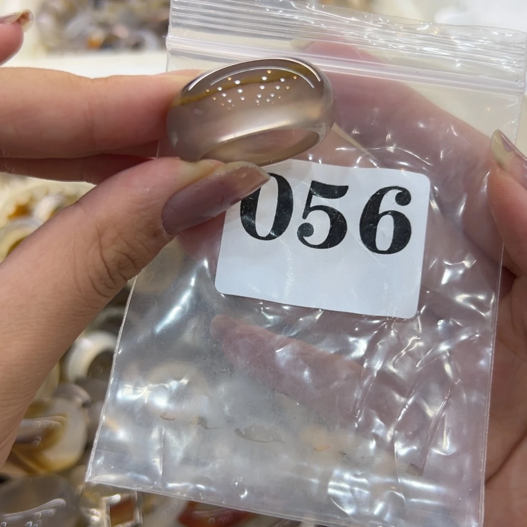 玛瑙/玉髓戒指合金56港30