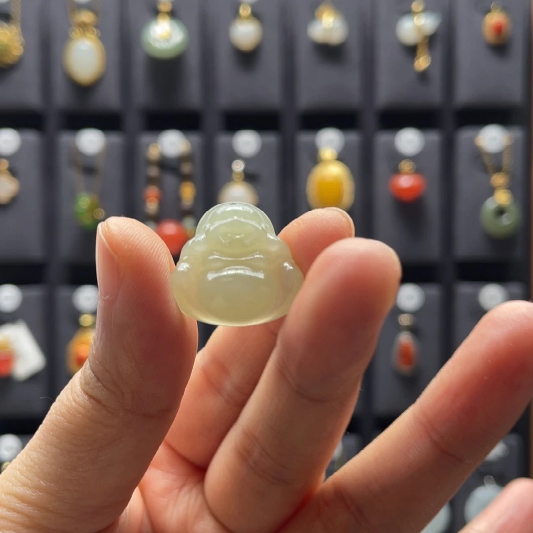 和田玉未镶嵌吊坠(不含链)08号佛公