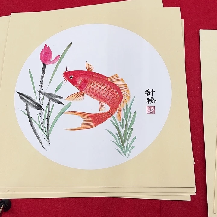 国画花鸟等图案和50.50