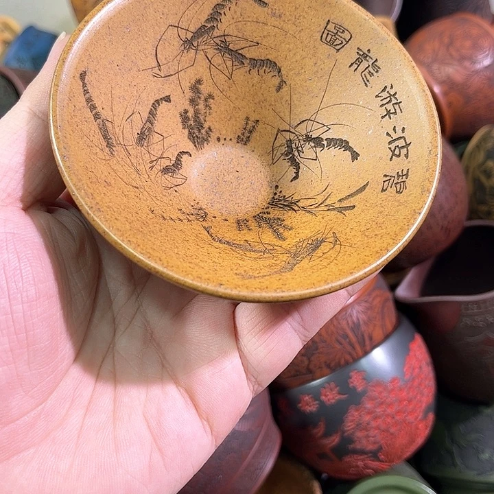 茶杯紫砂全手工紫砂主人杯