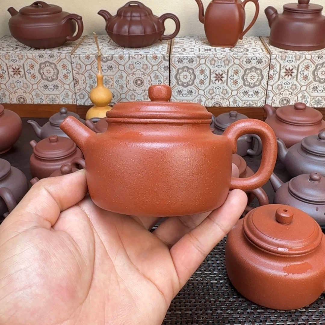 朝***酒紫砂茶壶95红降坡德钟200cc