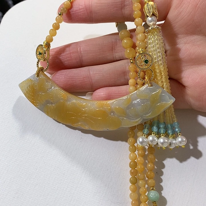 翡翠未镶嵌颈饰翡翠吊坠
