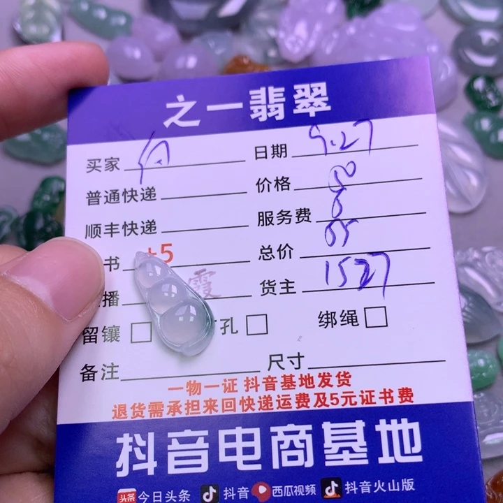 颈饰未镶嵌翡翠何*依