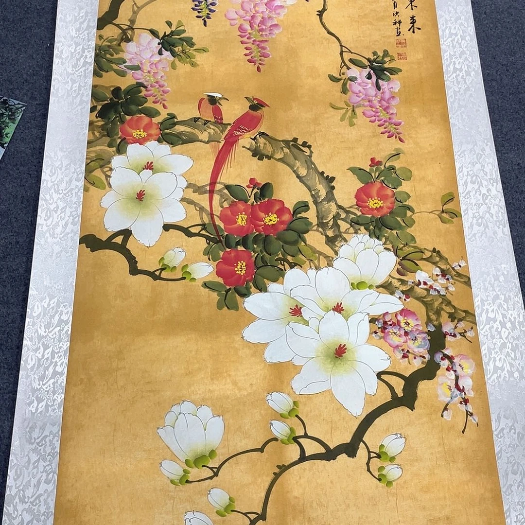 国画作品小姐姐放漏…