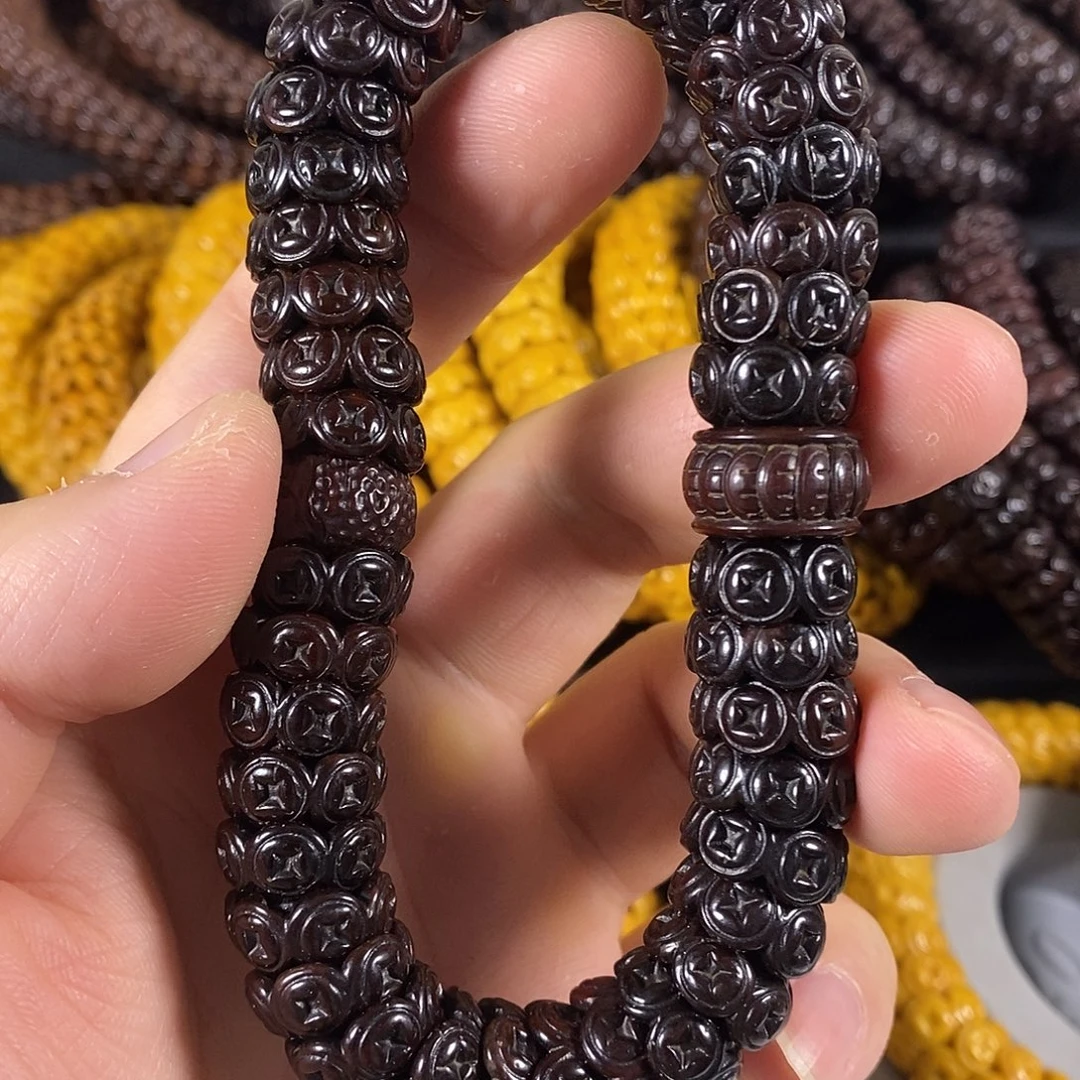 紫金鼠手串配饰钱币14