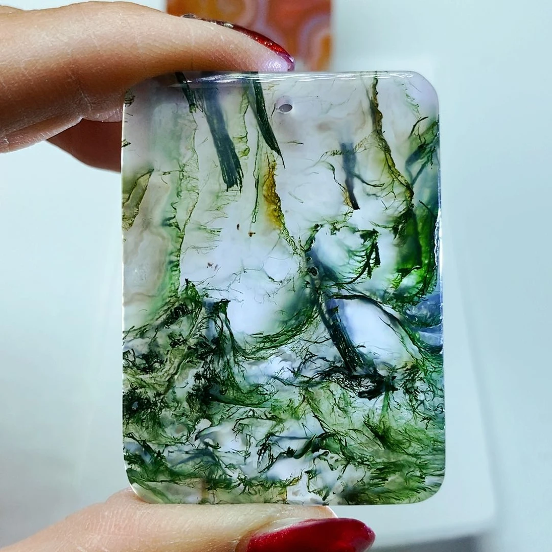 玛瑙/玉髓颈饰未镶嵌火*盒