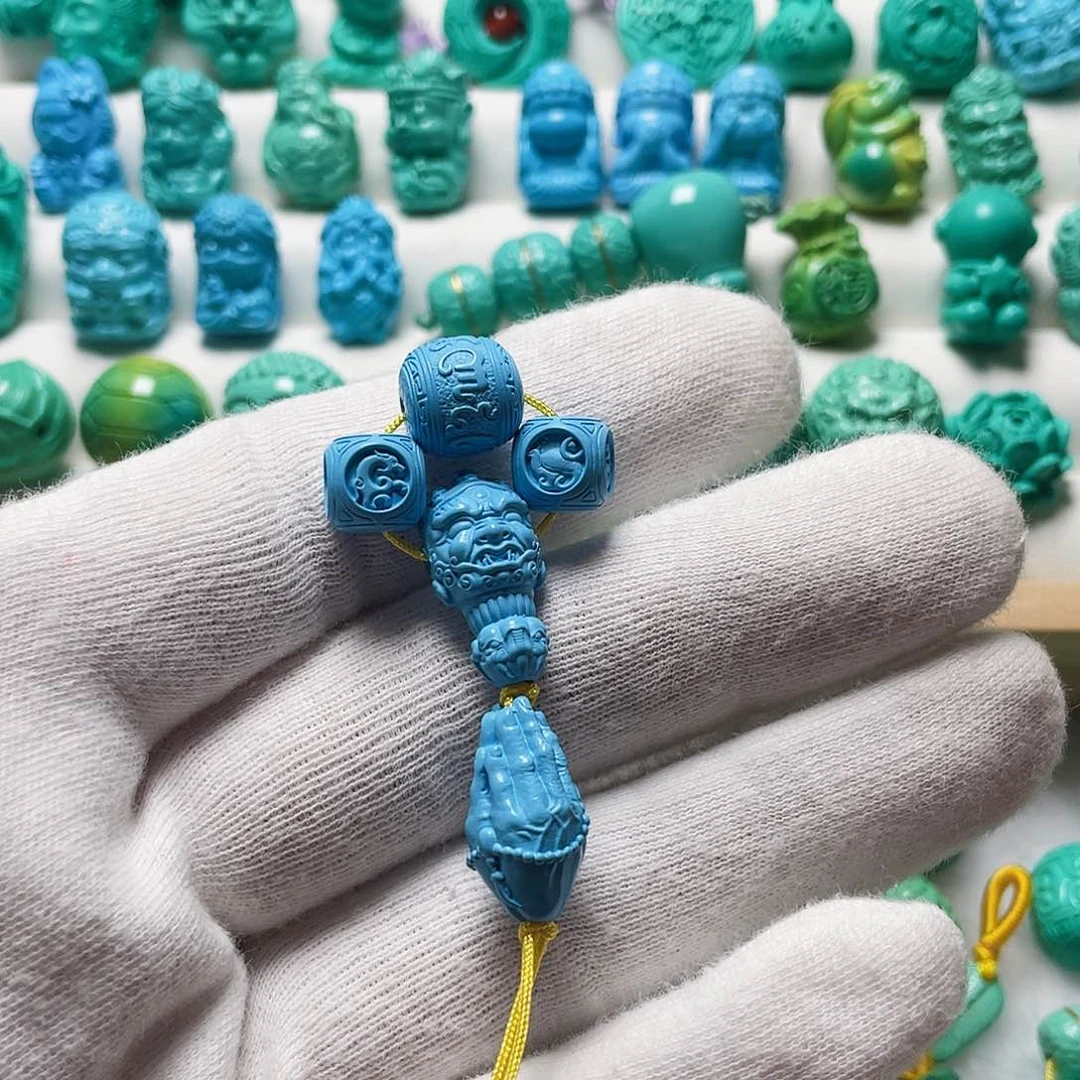 雕刻套装，顶珠卡10，腰珠卡8，三通10，背云9