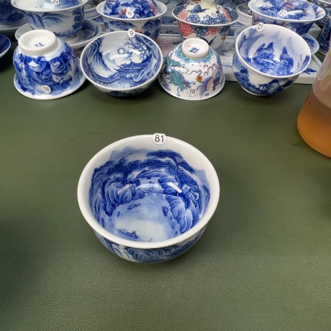 景德镇纯手工纯手绘茶具木木81