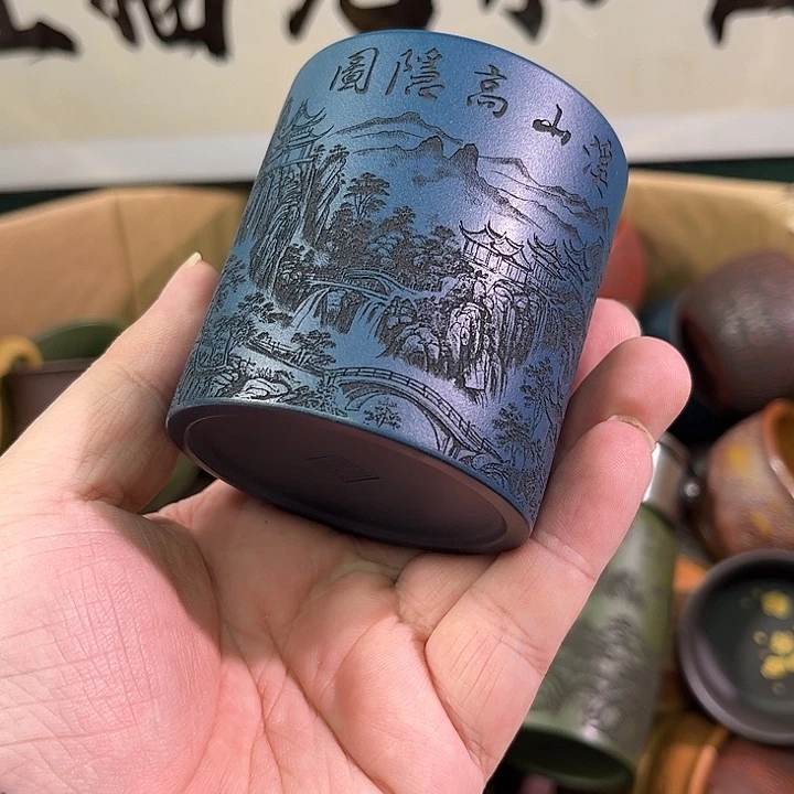 茶杯紫砂全手工紫砂主人杯